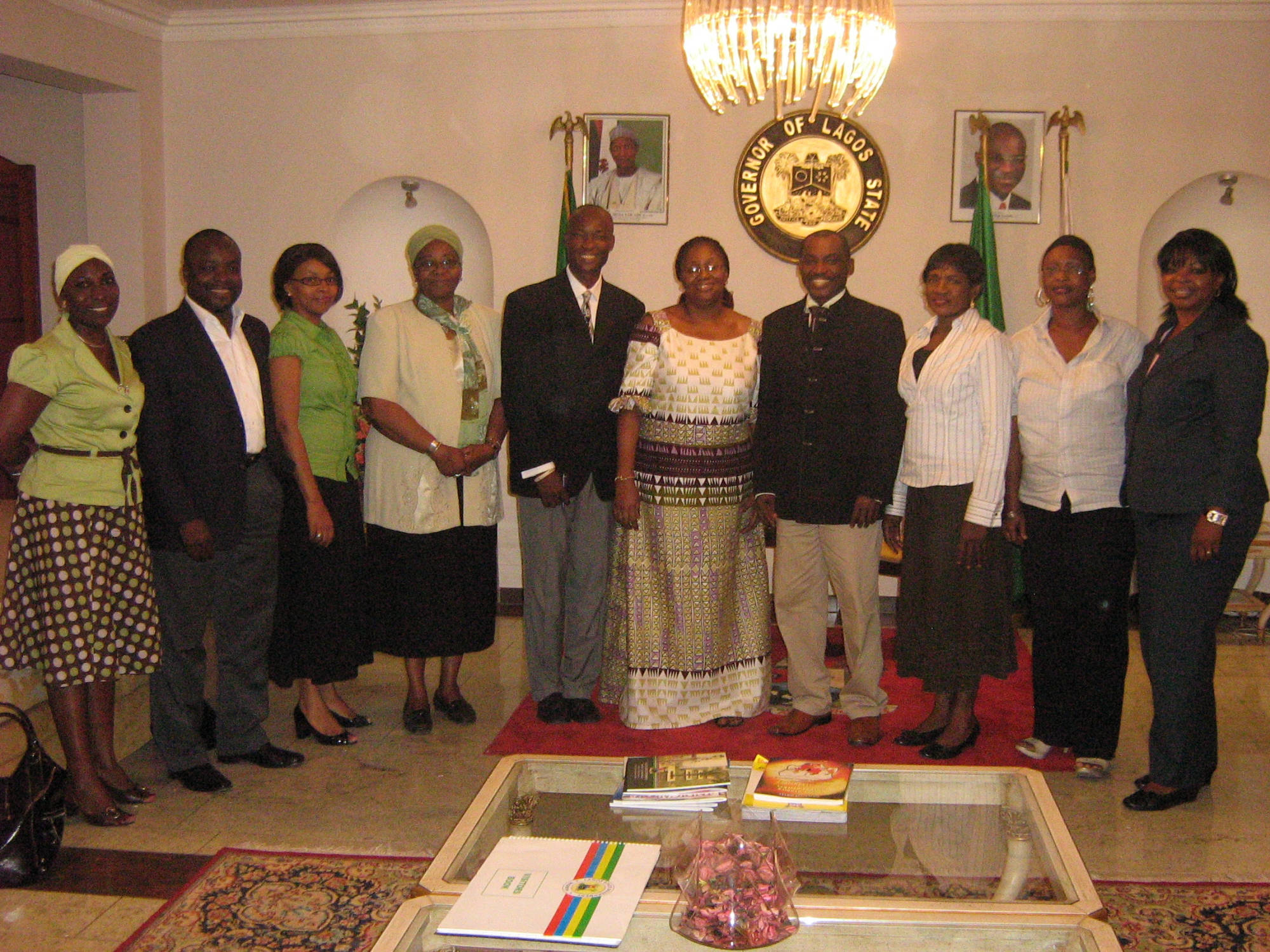 Civil Society team and State AIDs agency meets with first lady